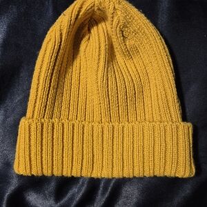 Yellow Knit Beanie